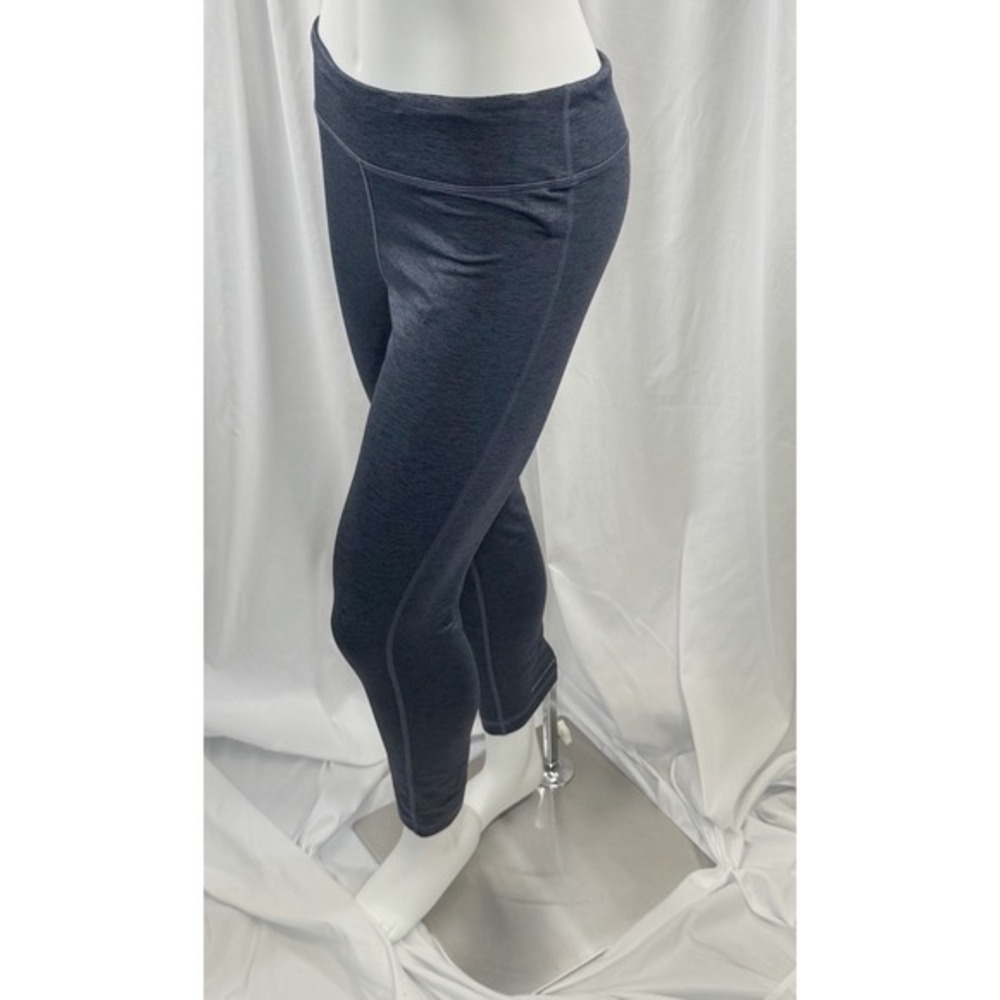 Columbia Dark Blue Heathered Leggings Activewear M Goprcore Sporty 87-02 - Picture 12 of 13